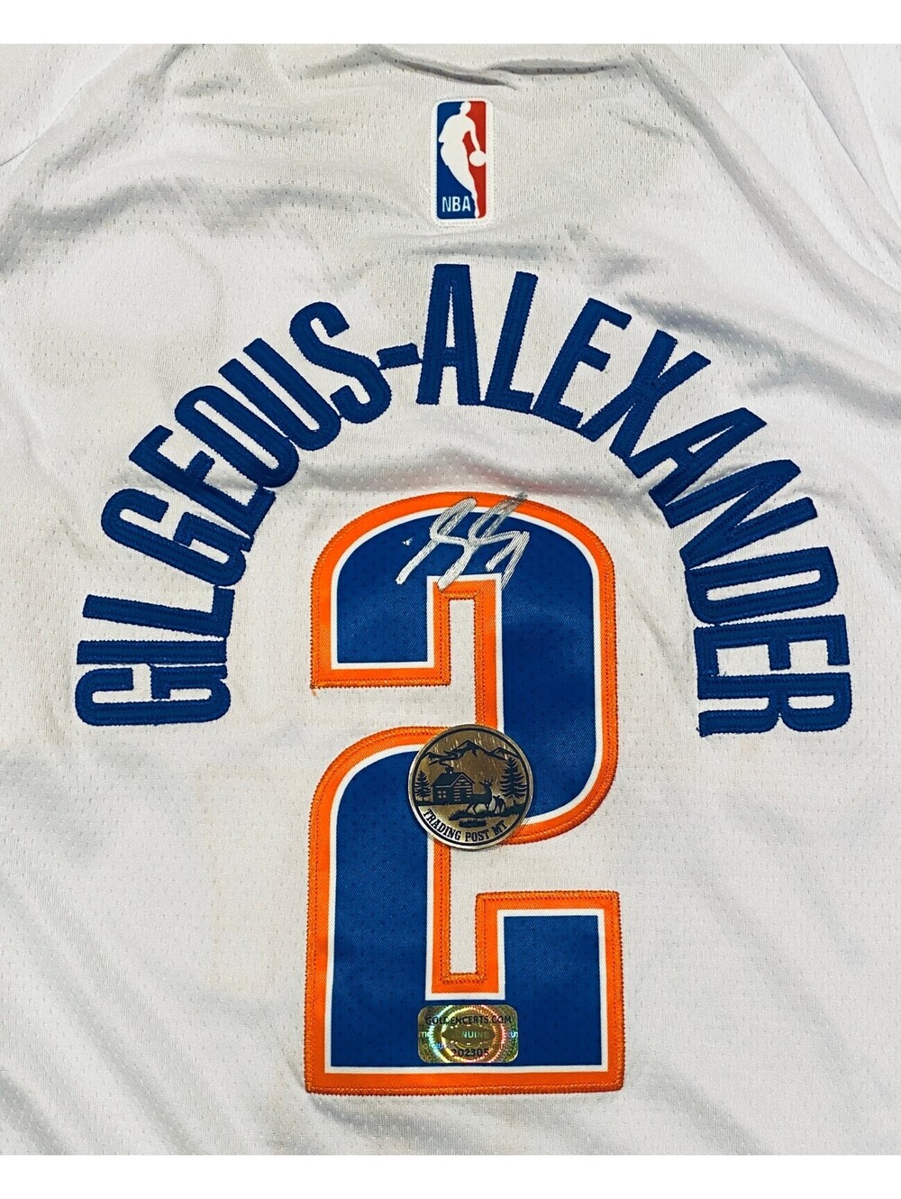 Shai Gilgeous-Alexander Signed Jersey With COA (202305)
